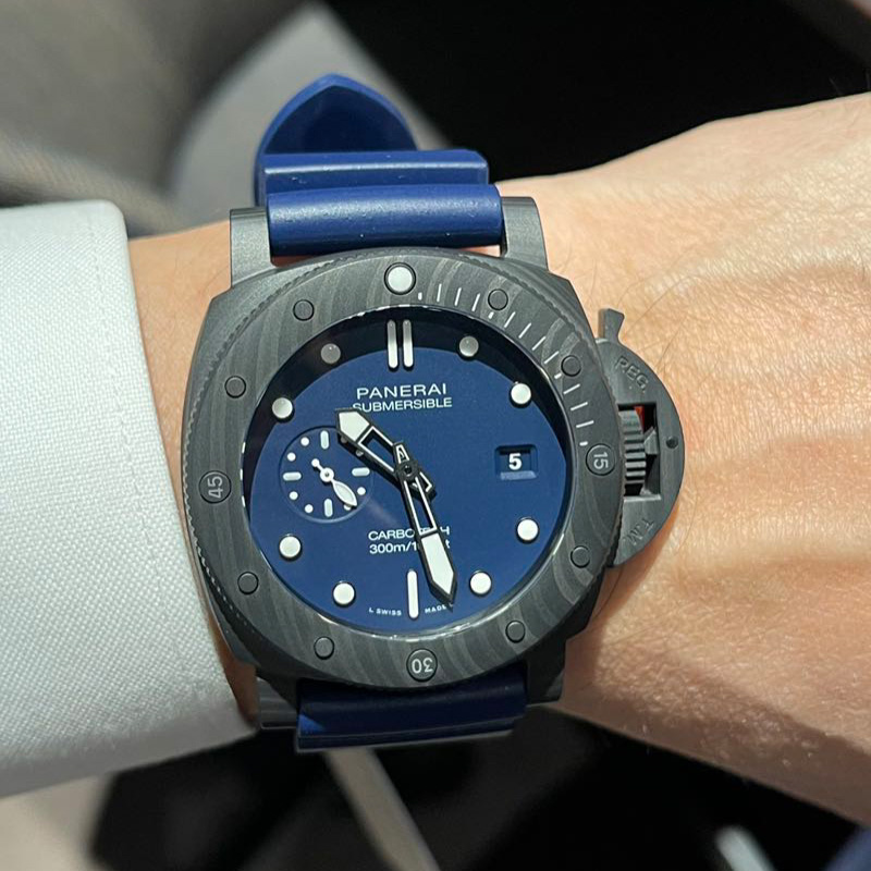 PANERAI Submersible QuarantaQuattro (forty four) Carbotech Blu Abisso PAM01232 (2022)