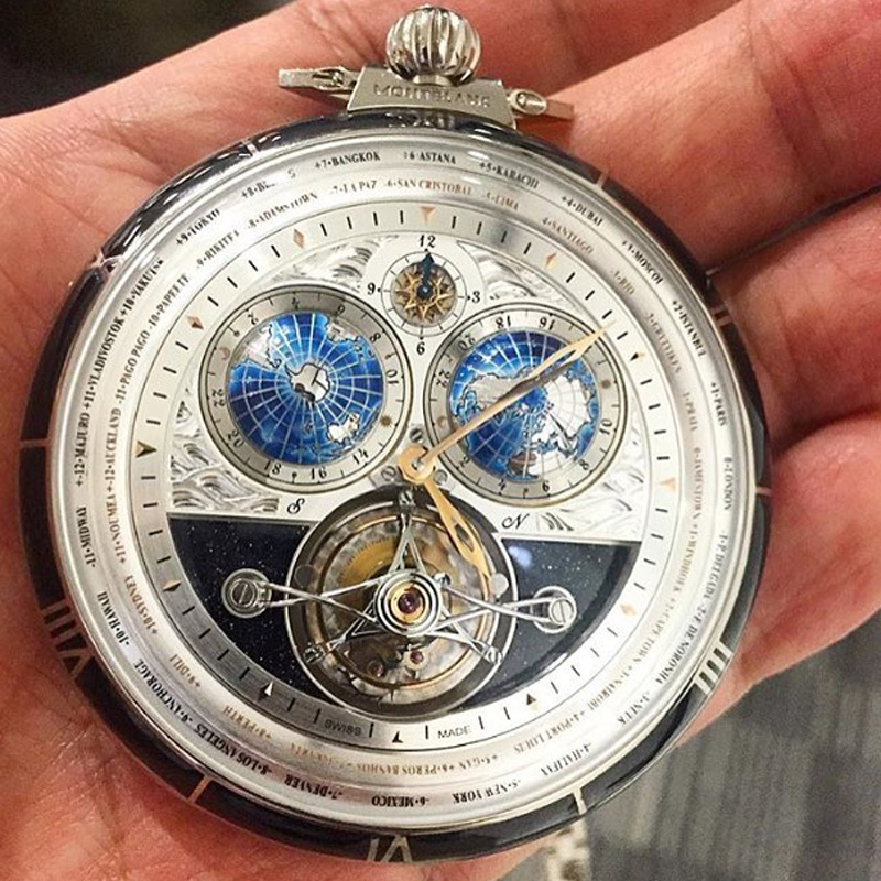 Montblanc Villeret Tourbillon Cylindrique Pocket Watch 110 Years Collection (2016)