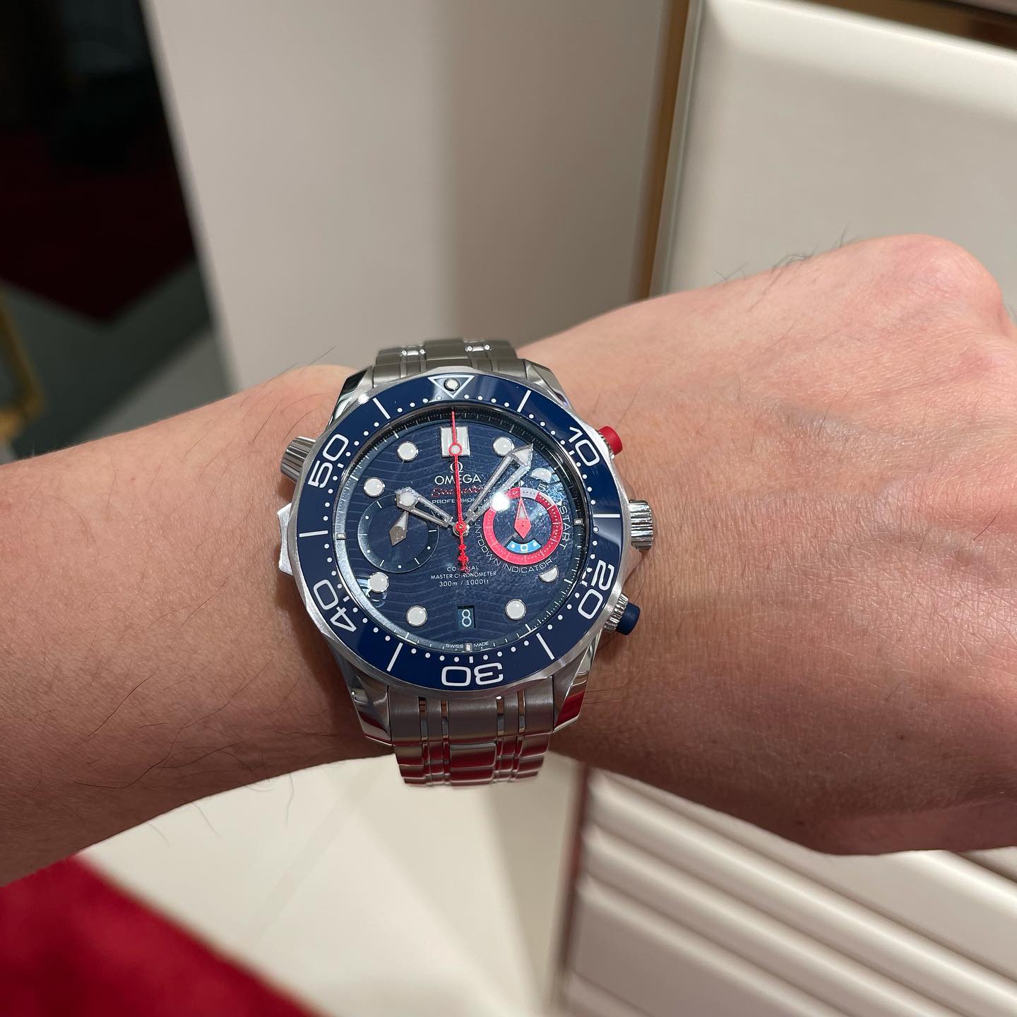 Omega Seamaster Diver 300M America’s Cup Chronograph (2021)