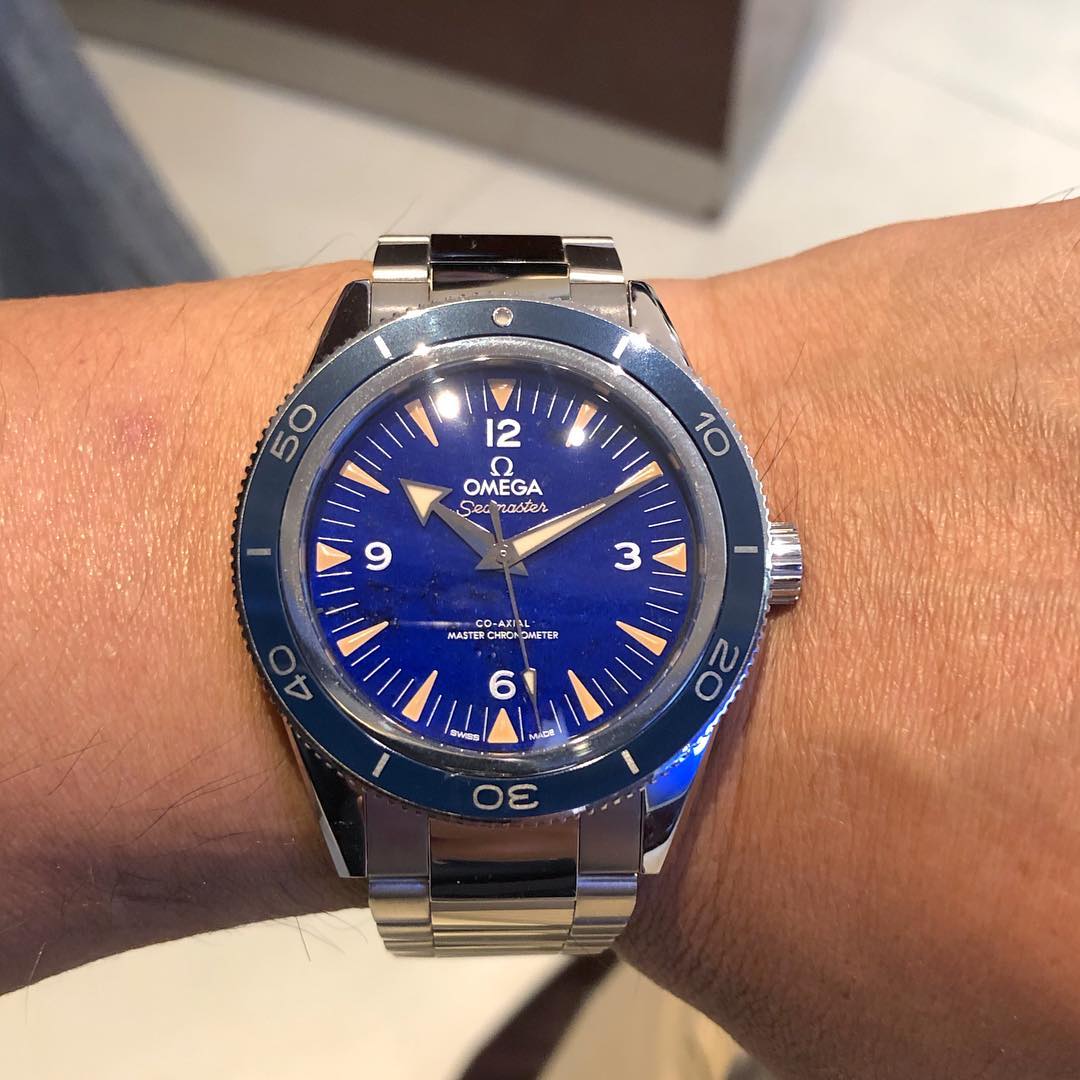 Omega Seamaster 300 Lapis Lazuli (2018)