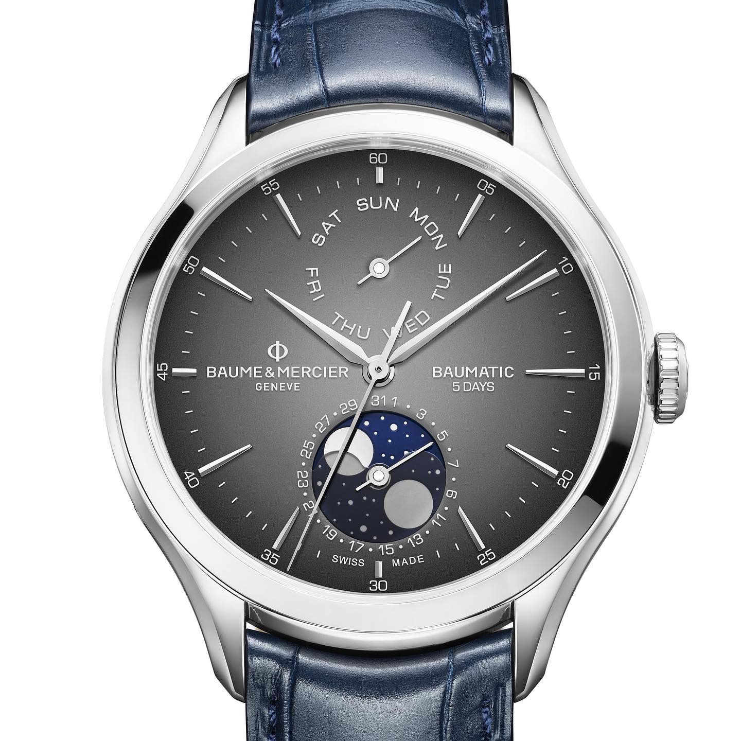 Baume Mercier Clifton Baumatic Day-Date Moon-phase (2020)