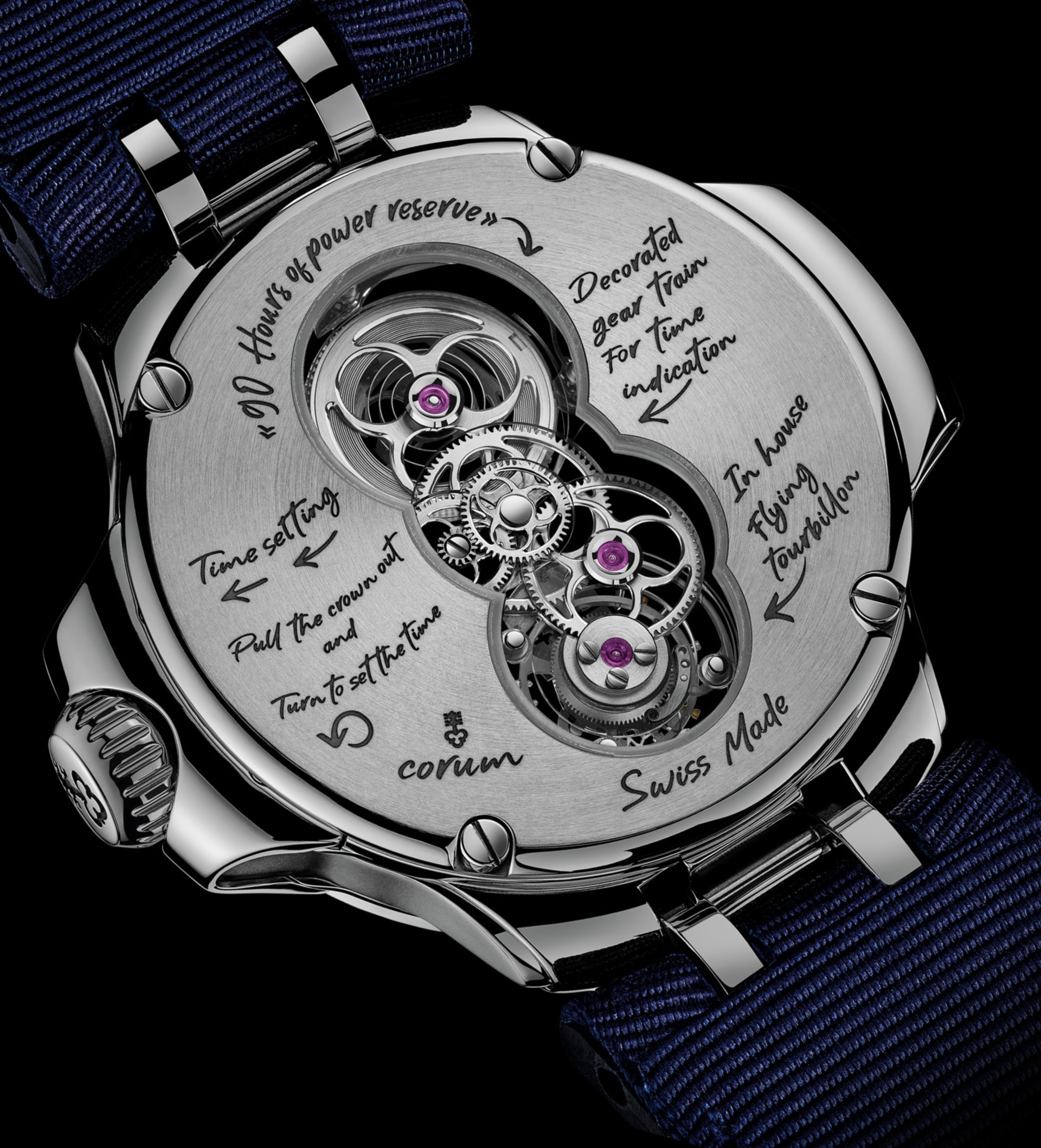 What is the power reserve of the Concept Watch?