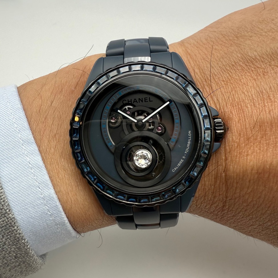 Chanel J12 Bleu Diamond Tourbillon Watch (2025) 