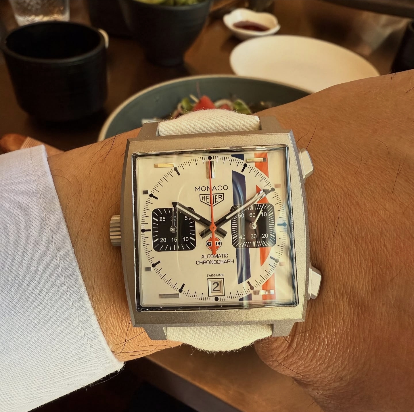 TAG Heuer Monaco X Gulf White dial  Limited Edition (2025)