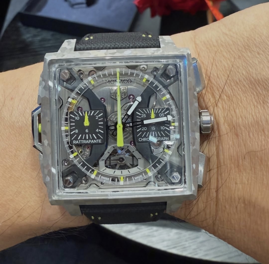 TAG Heuer Monaco Split-Seconds  Chronograph TH-Titanium Lime Green (2025)