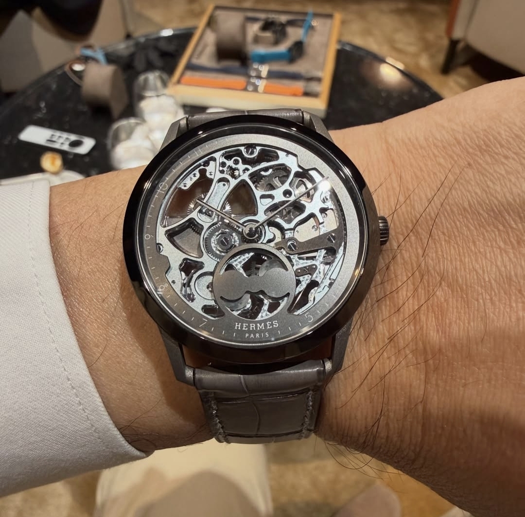 Hermès Slim d’Hermès Squelette Lune Titanium (2026)