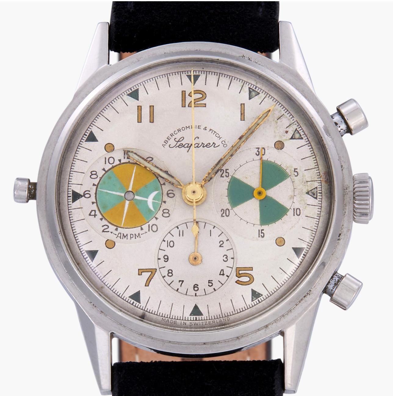 Heuer Retailed by Abercrombie & Fitch: Seafarer, Reference 2443 (1955)