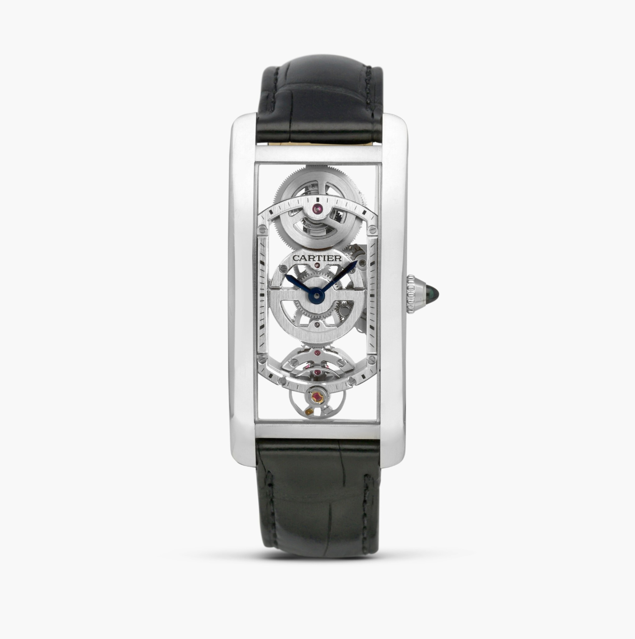 Cartier Tank Cintrée Skeleton “Anniversary”, Reference WHTA0009 (2017)
