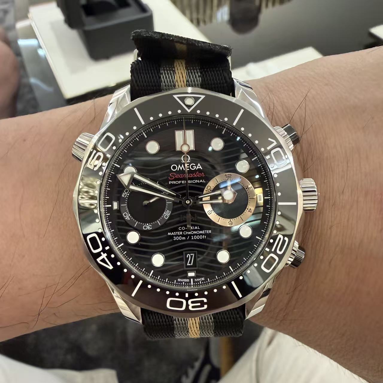 Omega Seamaster Diver 300M Chronograph 007 First Light (2026)