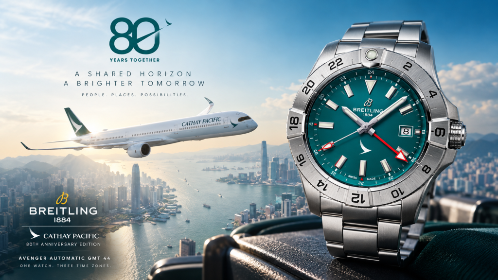 Breitling Avenger Automatic GMT 44 Cathay Pacific 80th Anniversary Edition: Three Time Zones, One Aviation Story