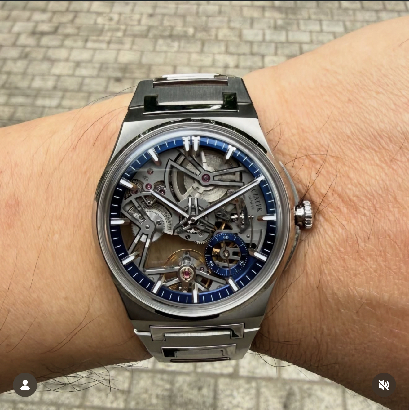 Czapek Antarctique Révélation Titanium Cosmic Blue (2026)