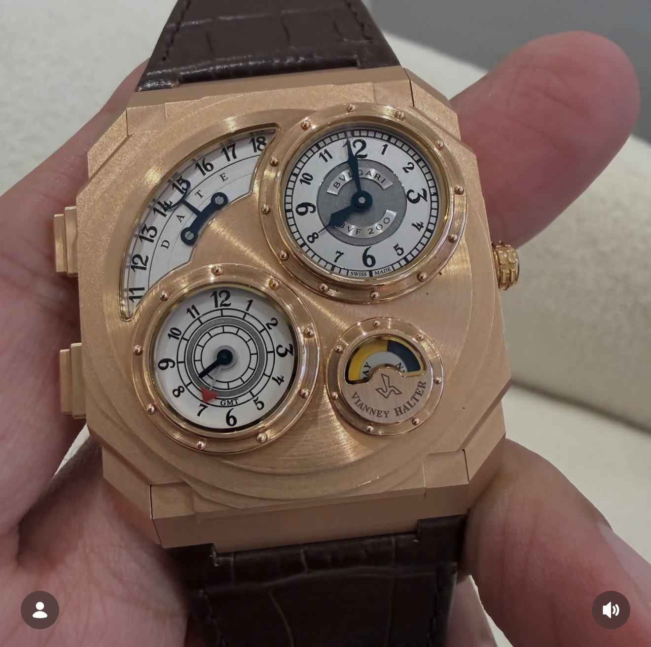 Bulgari Octo Finissimo Dual Time x Vianney Halter Rose Gold (2026)